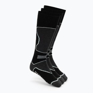 Calze da sci da donna Surfanic Pro Tech Plus 3Pk Sock black