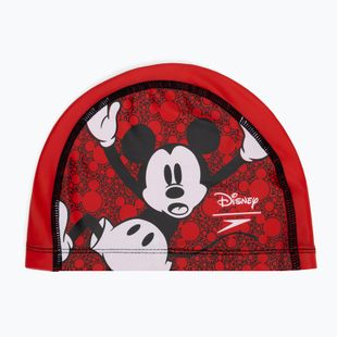 Cuffia da nuoto per bambini Speedo Printed Pace red/white