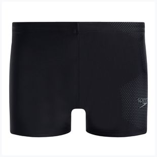 Pantaloncini da bagno Speedo Tech Placement da uomo nero/grigio