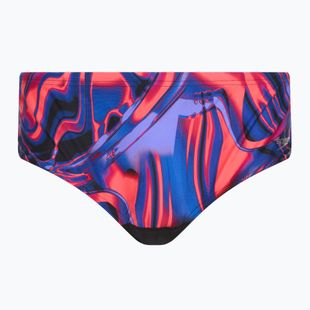 Speedo uomo Allover Digital 14cm Slip nero/rosso boxer nuoto