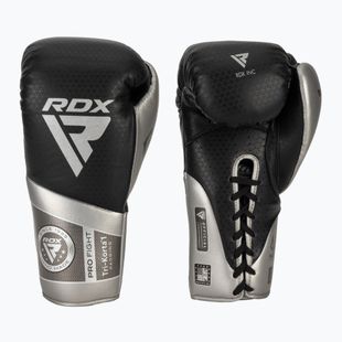 Guanti da boxe RDX K1 Mark Pro Fight argento