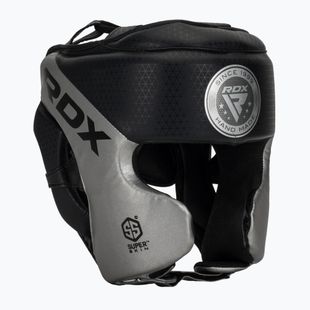 RDX L1 Mark Pro Cheek Boxing Helmet Training Head Guard argento