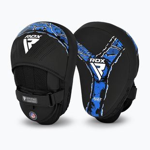 Paratine da allenamento per allenatori RDX Focus New Aur F17 black/blue