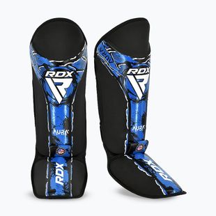 Parastinchi e protezioni per il piede RDX Instep New Aura F17 Shin black/blue