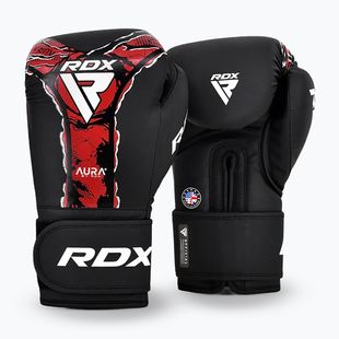 Guantoni da boxe RDX Boxing New Aura F17 black/red