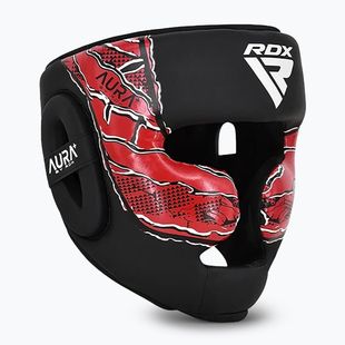 Casco da boxe RDX New Aura F17 Head black/red