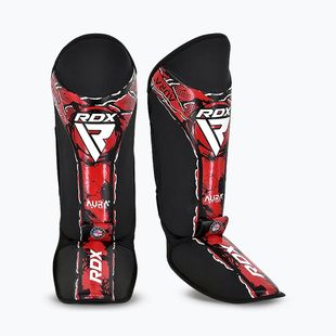 Parastinchi e protezioni per il piede RDX Instep New Aura F17 Shin black/red