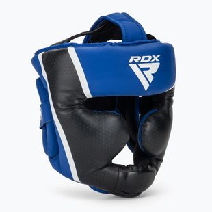 Casco da boxe RDX Head Guard Aura Plus T-17 blu