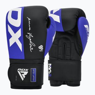 Guanti da boxe RDX REX F4 blu/nero