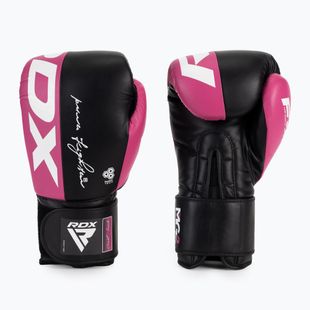 Guanti da boxe RDX REX F4 rosa/nero