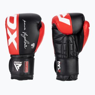Guanti da boxe da donna RDX BGR-F4 rosso/nero