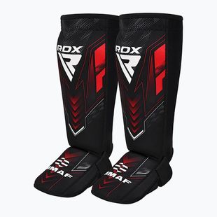 Parastinchi e protezioni per il collo del piede RDX IMMAF Approved Neoprene Shin Instep red