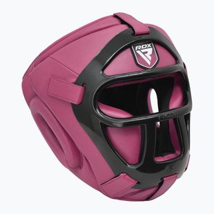 Casco da boxe RDX Guard Grill T1 rosa