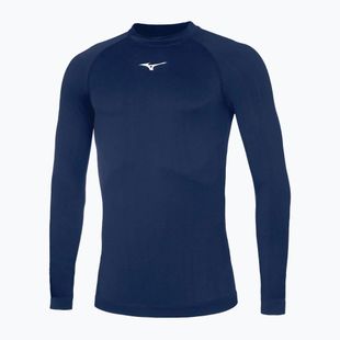 Mizuno Uni Core uomo a maniche lunghe da running bianco/marino