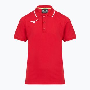 Maglietta per bambini Mizuno Polo red/white
