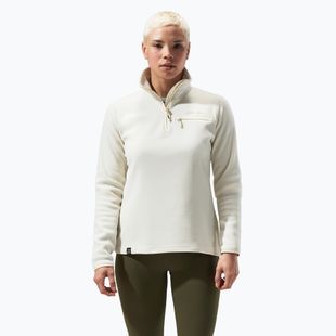 Felpa da donna Berghaus Prism 2.0 Micro bone in pile bianco