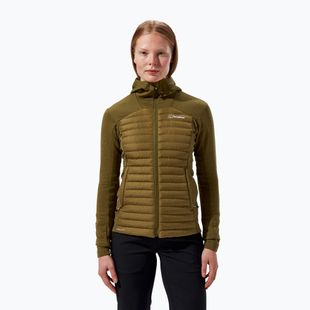 Giacca Berghaus Nula Hybrid da donna, quercia e muschio