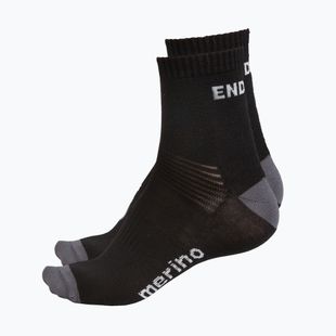 Calze Endura Baabaa Merino 2 paia nero