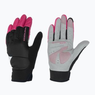 Guanti da ciclismo donna Endura Windchill W cherry