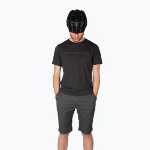 Pantaloncini da ciclismo Endura Hummvee Chino W/Liner grigio da uomo