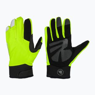 Guanti da ciclismo da uomo Endura Strike giallo brillante