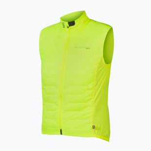 Gilet da bici Endura Pro PrimaLoft hi-viz da uomo, giallo
