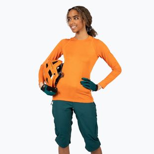 Pantaloncini da ciclismo Endura Hummvee 3/4 donna in acciaio blu