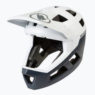 Casco da bici Endura Singletrack Full Face MIPS bianco