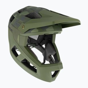 Casco bici Endura Singletrack Full Face Youth verde oliva