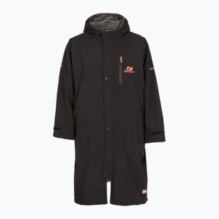 Cappotto ZONE3 Parka oversize in pile polare black/orange