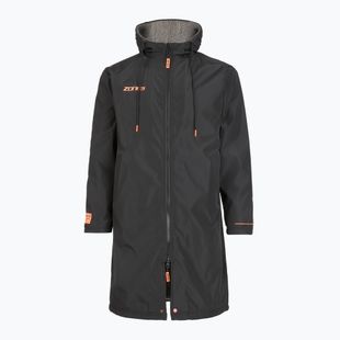 ZONE3 Cappotto Robe Parka riciclato nero/grigio/arancio