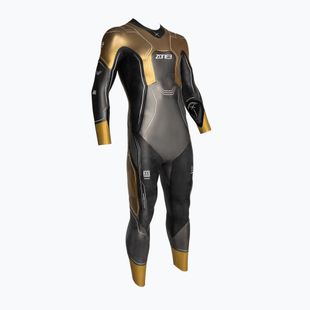 Muta da triathlon da uomo ZONE3 Vanquish-X Limited Edition color canna di fucile/oro