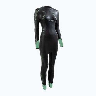 Muta da donna per il nuoto ZONE3 Vision black/eucalyptus green
