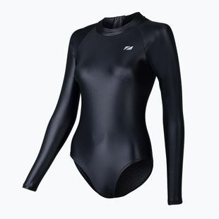 Costume intero da donna ZONE3 OWS Ti+ Thermal Collo Alto nero