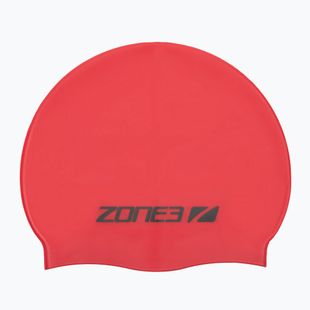 ZONE3 Cuffia da bagno in silicone rosso