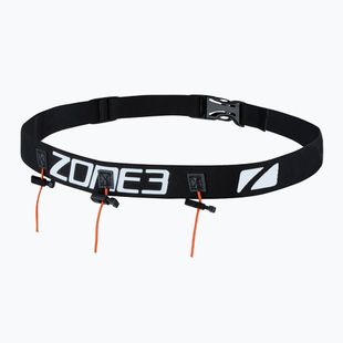Cintura da corsa ZONE3 - Gel Loops V2 nero/bianco