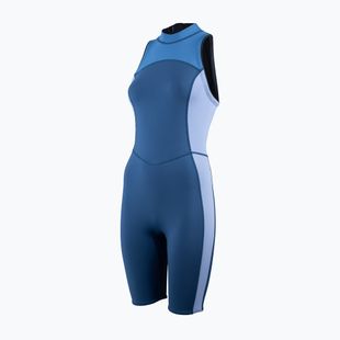 Costume da bagno intero da donna ZONE3 Yulex Kneeskin multi blue/white