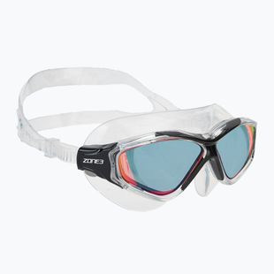 ZONE3 Vision Max specchio arcobaleno/maschera da nuoto nera