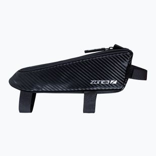 ZONE3 Aero Top Tube Ciclismo / Triathlon 'Bento Box' Borsa per telaio nero/argento