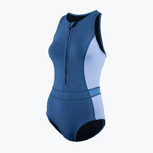 Muta da donna per il nuoto ZONE3 Yulex Sleeveless multi blue/white