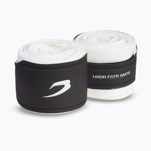 Bende da boxe BOXRAW Hand Wraps 450 cm white