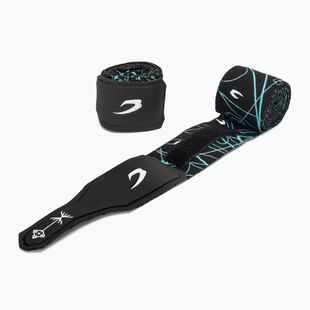Bende da boxe BOXRAW Dyscyplined Thought Hand Wraps 450 cm black