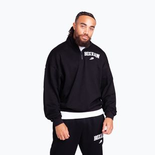Felpa da uomo BOXRAW East Street 1/4 Zip black