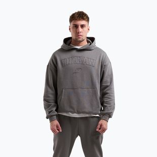 Felpa da uomo BOXRAW East Street Hoodie distressed grey