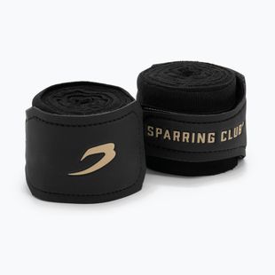 Bende da boxe BOXRAW Sparring Club Hand Wraps 450 cm black