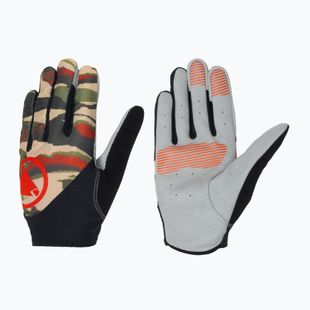 Guanti da ciclismo da uomo Endura Hummvee Lite Icon tweed verde