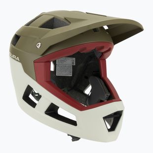 Casco bici Endura Singletrack integrale tweed verde