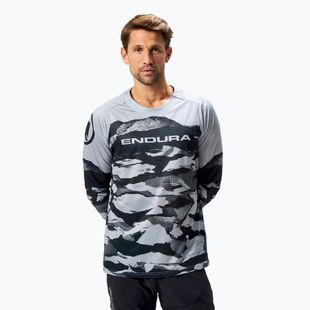 Endura Mountain Camo Ltd da uomo, manica lunga da ciclismo, nero