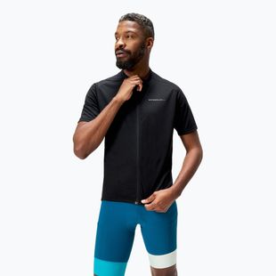 Maglia da ciclismo Endura Loop Zipped da uomo, nero