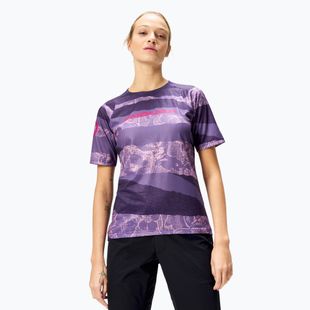 Maglia ciclismo donna Endura Patchwork Ltd W bramble